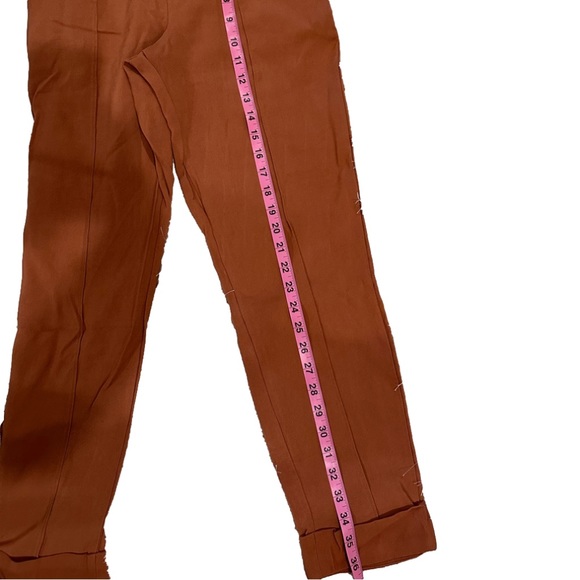 A NEW DAY -size 4 button and zip pant rusty orange straight leg pants. - Picture 7 of 7